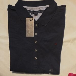 NWT Tommy Hilfiger Men's Dark Blue Polo Shirt